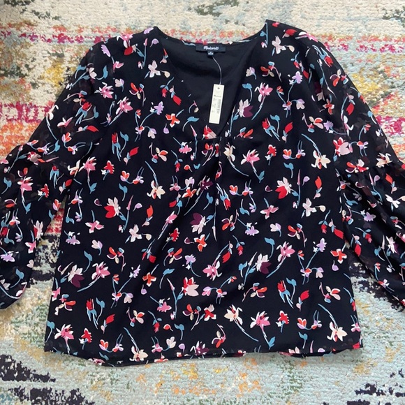 NWT madewell floral top - Picture 1 of 4